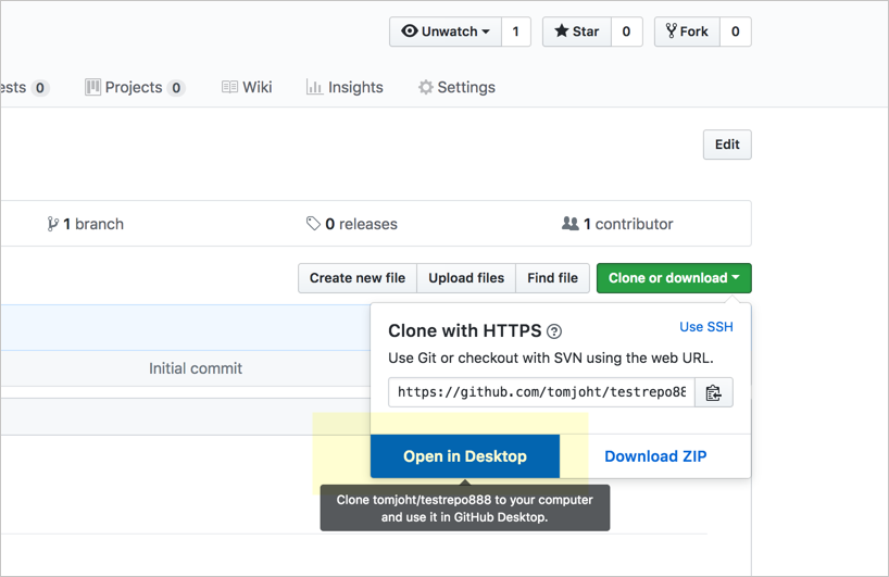 Github desktop как загрузить проект на github